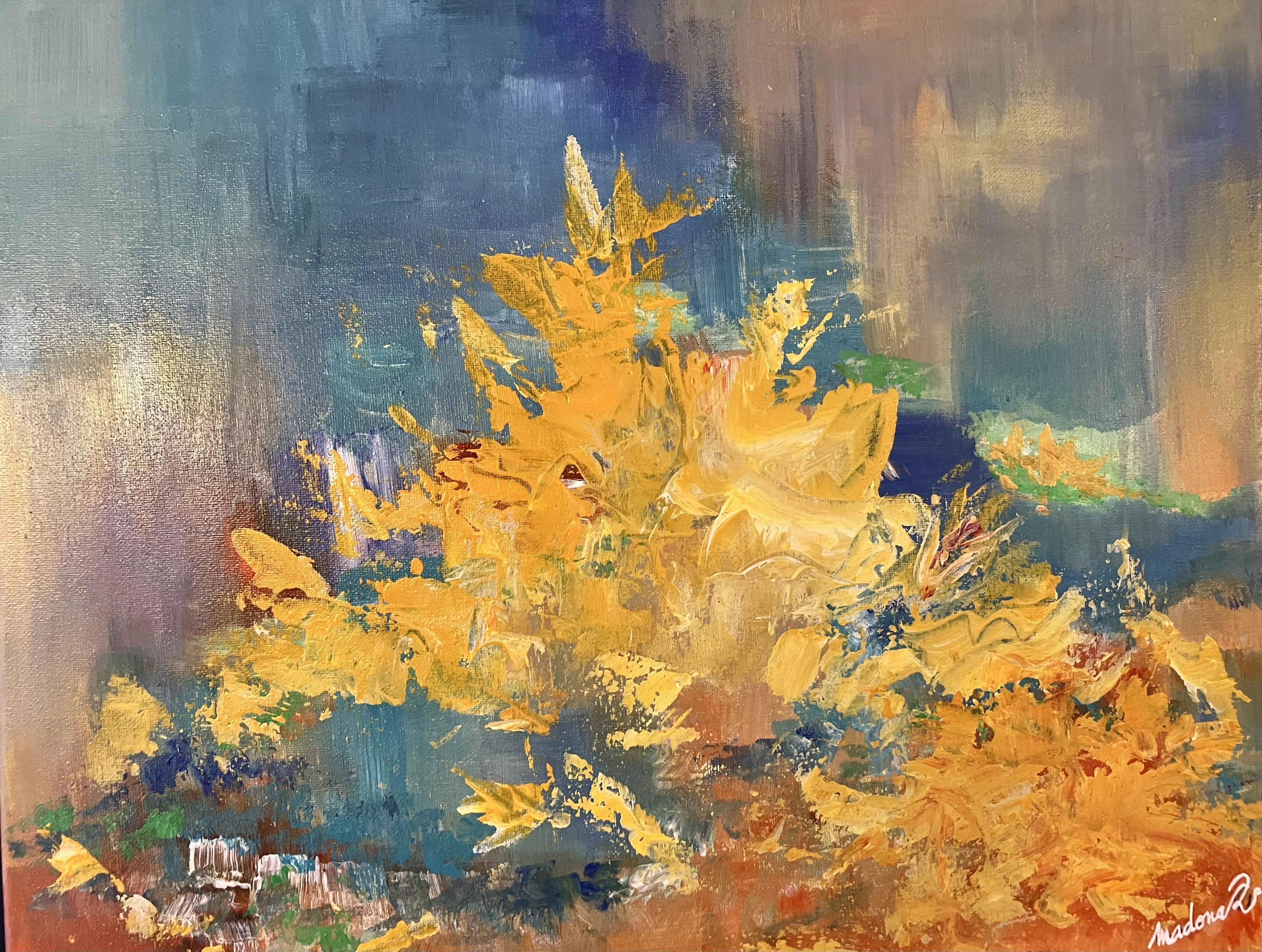 Caliente / Acrylique sur toile en coton - 40 x 50 cm - 2025 / 500€