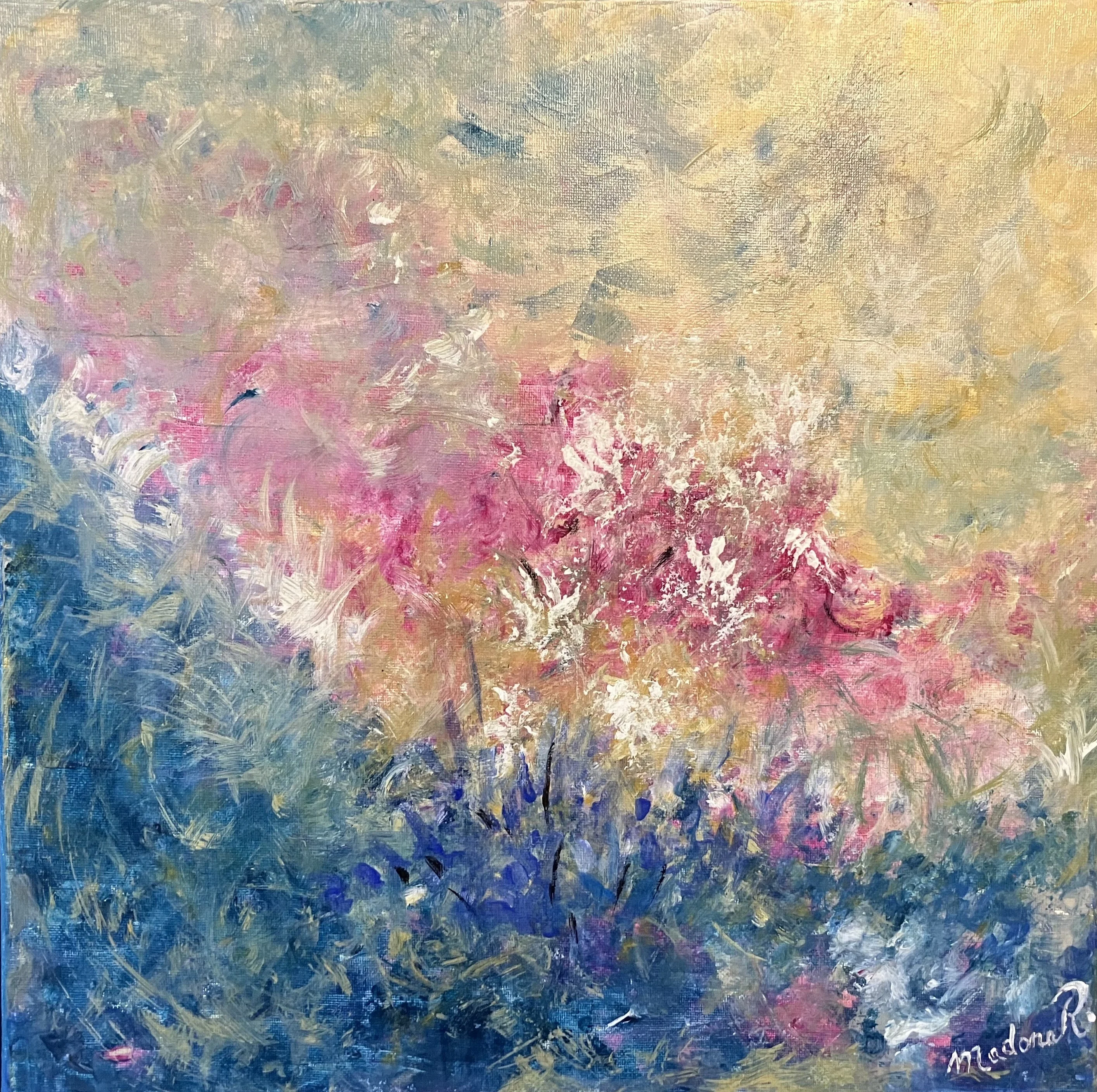 Douceur / Acrylique sur toile en coton - 39 x 39 cm - 2024 / 500€